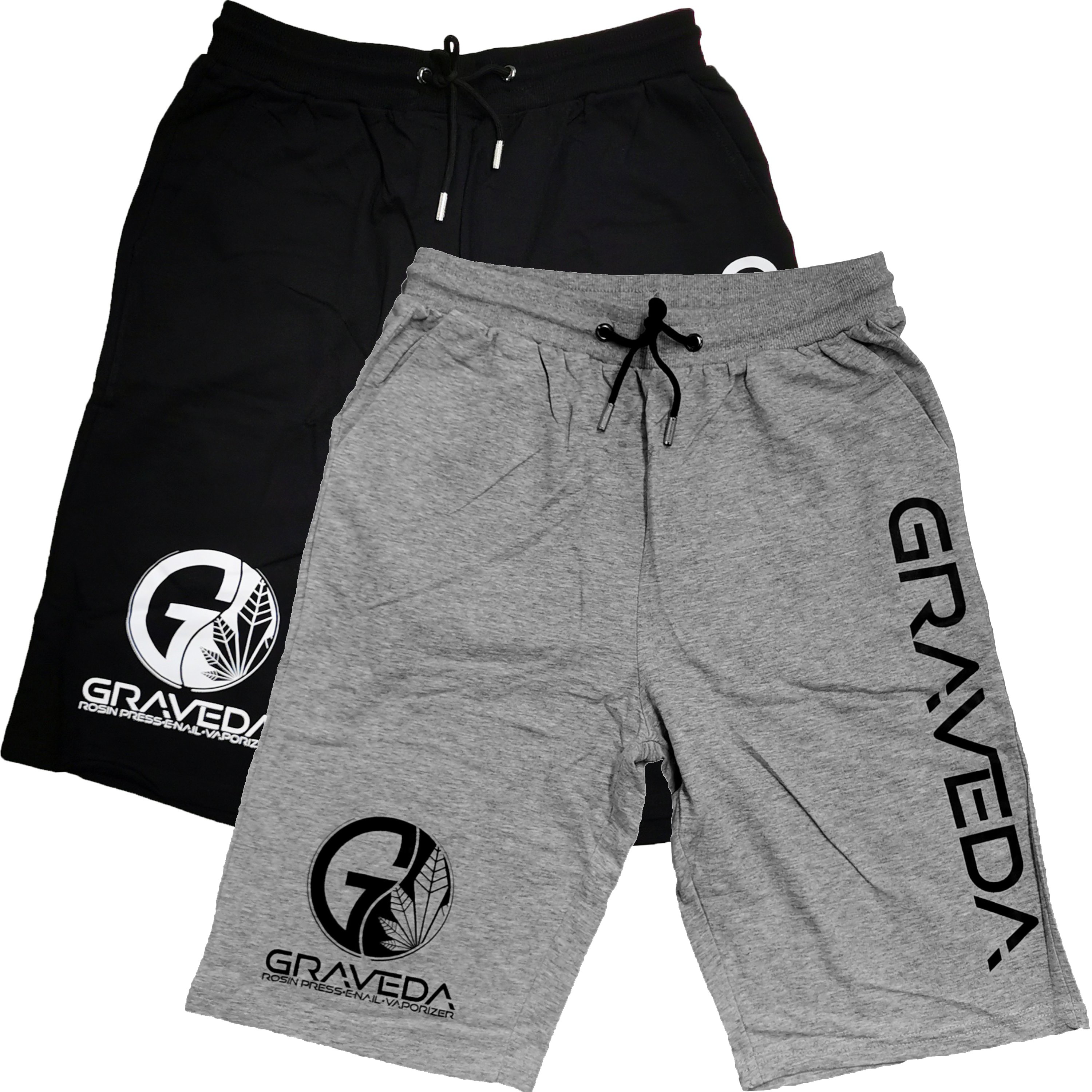 Graveda Shorts, 200g/m², in schwarz oder grau
