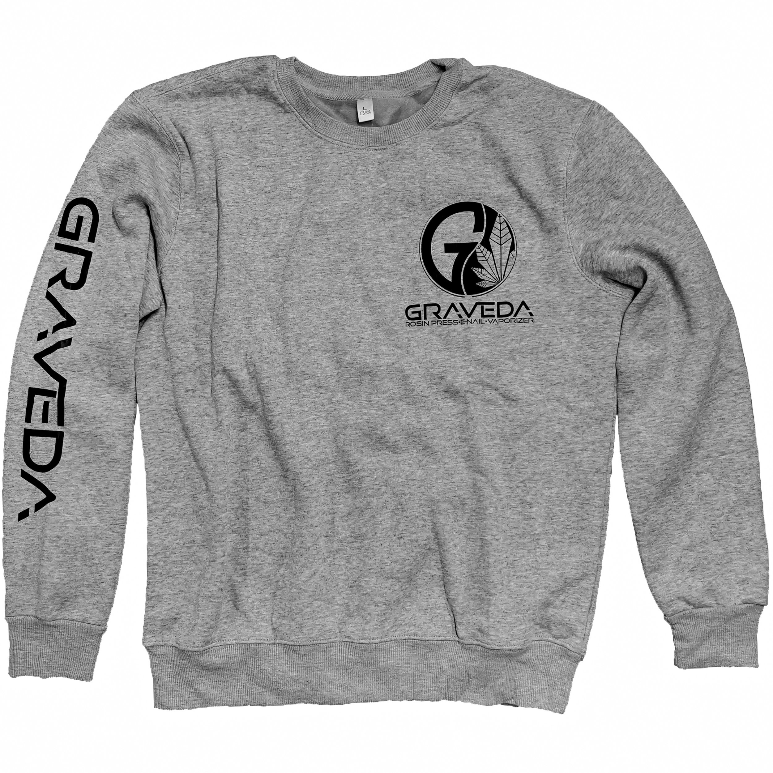 Graveda Sweatshirt, 280g/m², in schwarz oder grau grau L