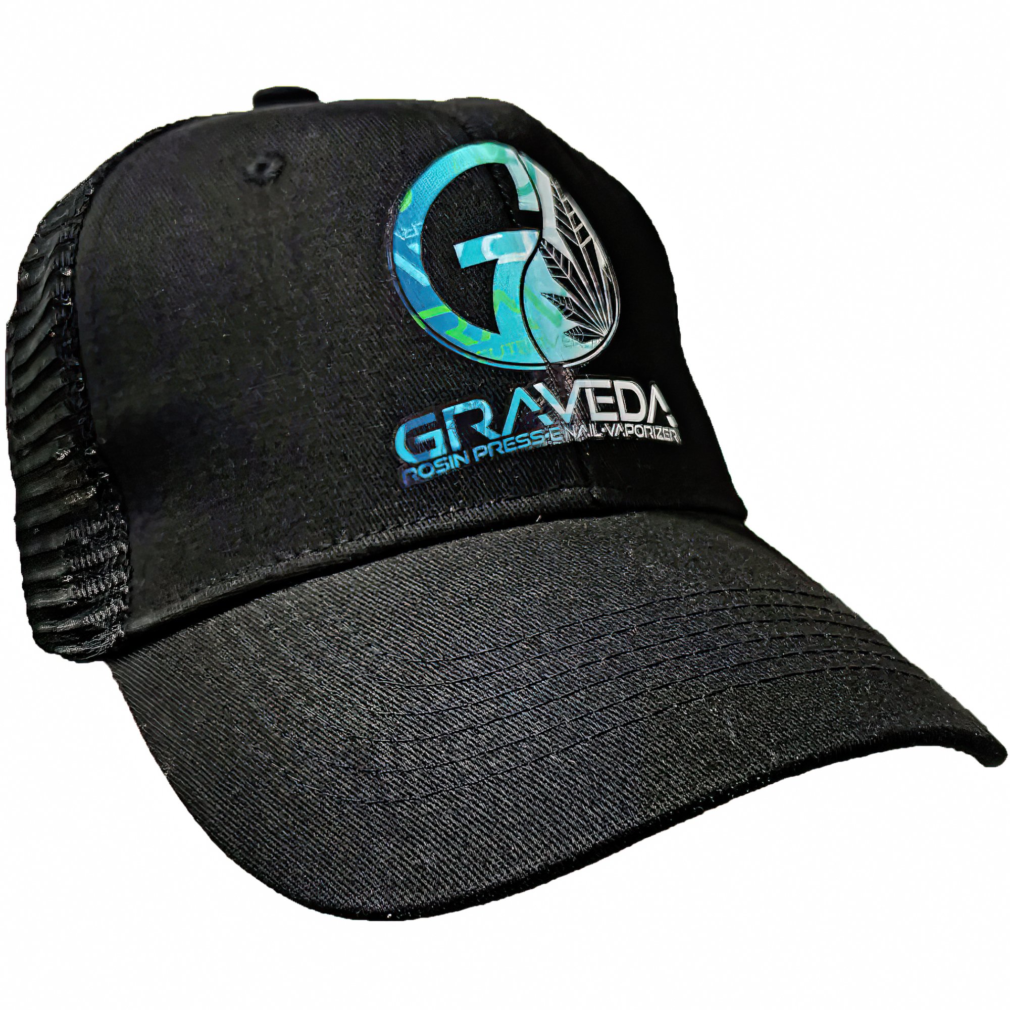 Graveda Baseball Cap in verschiedenen Designs, schwarz mit weißem, oder grünem Logo Mesh grün